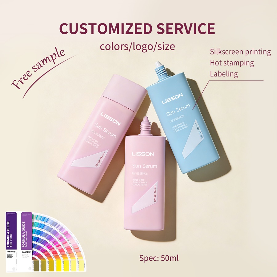 Plastic Sunscreen Packaging Container