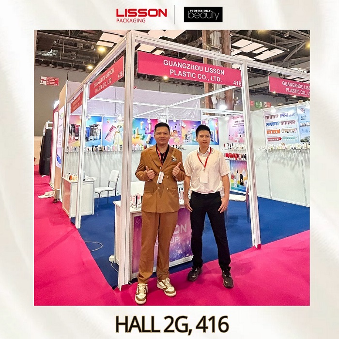 ขวดพลาสติก Lisson ในงาน Delhi Beauty Show 2026
